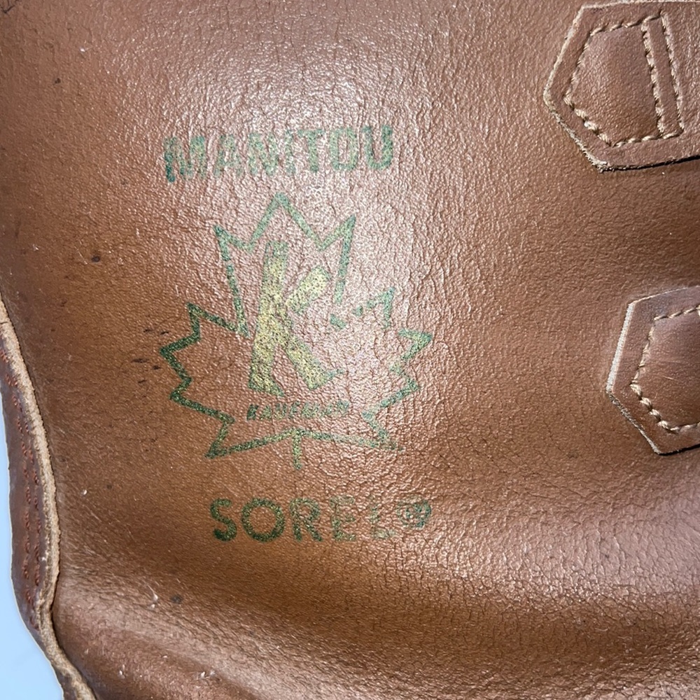 Sorel Manitou Kaufman  Vintage Winter Boots size 12 - Picture 5 of 9